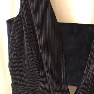 Gianni Bini Dresses - Navy Blue Party Jumpsuit with Velvet Gianni Bini Dresses - Navy Blue Party Jumpsuit with Velvet